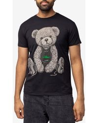 Xray Jeans - X-ray Stone Tee Seated Bear With Green Crown - Lyst