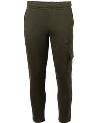 PUMA - Ess Regular-fit Logo Embossed Fleece Cargo Pants - Lyst