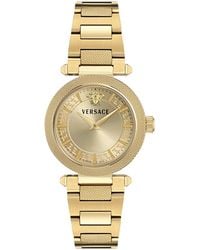 Versace - V-musa Two-tone Stainless Steel Bracelet Watch 35mm - Lyst