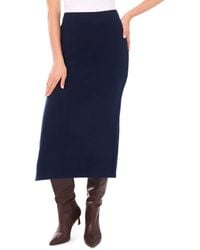 1.STATE - Side Slit Pencil Midi Skirt - Lyst