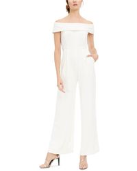 calvin klein cold shoulder jumpsuit