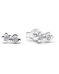 PANDORA - Talisman Lab-grown Diamond Heart Star Stud Earrings - Lyst