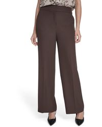 Calvin Klein - High-rise Wide-leg Pants - Lyst