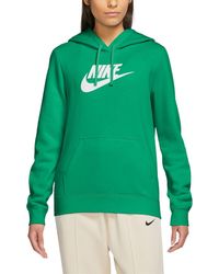 Nike - Sportswear Club Fleece Logo Pullover Hoodie - Lyst