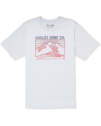 Hurley - Everyday H2o-dri Horizon Line Slub Short Sleeve T-shirt - Lyst