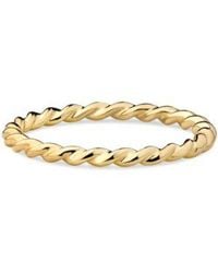 DEVATA - Twisted Rope Ring In 14k - Lyst