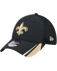 KTZ - New Orleans Saints Game Day Linear 39thirty Flex Hat - Lyst