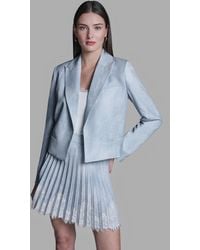 BCBGMAXAZRIA - Printed Open-front Jacket - Lyst