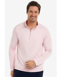 BloqUV - Upf 50+ Sun Protective Mock Zip Top - Lyst