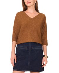 Vince Camuto - V-neck Dolman-sleeve Sweater - Lyst