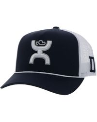 Hooey Navy, White Dallas Cowboys Retro Joe Logo Trucker Adjustable Hat ...