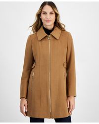 Michael Kors - Michael Collared Zip-front Coat - Lyst