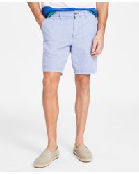 Nautica - 8.5" Cotton Seersucker Shorts - Lyst