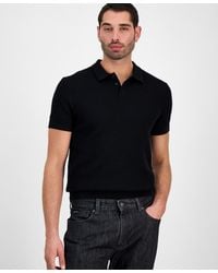 Guess - Raymond Short Sleeve Textured Polo Shirt - Lyst