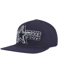 Pro Standard /navy Dallas Cowboys Checkerboard Snapback Hat At Nordstrom in  Blue for Men