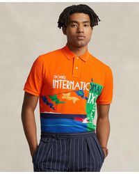 Polo Ralph Lauren - Classic-fit Mesh Graphic Polo Shirt - Lyst