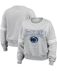 WEAR by Erin Andrews - Penn State Nittany Lions Classic Stripe Pullover Sweater - Lyst
