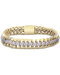 Macy's - Diamond Curb Link Chain Bracelet (5 Ct. T.w. - Lyst