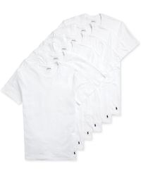Polo Ralph Lauren - 5+1 Free Bonus Pack Classic-fit Cotton Jersey Crewneck Undershirts - Lyst