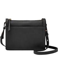 Fossil - Taryn Leather Crossbody Bag - Lyst