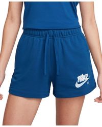 Nike - Sportswear Club French Terry Graphic Fleece Shorts - Lyst