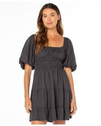 Roxy - Sunset Oasis Square Neck Dress - Lyst