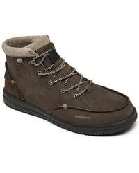 Hey Dude - Bradley Leather Casual Boots From Finish Line - Lyst
