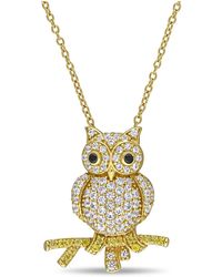 Macy's - Lab Grown White And Sapphire (1 1/3 Ct. T.w. - Lyst