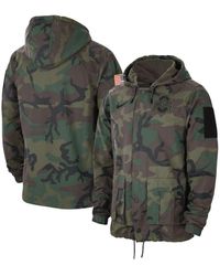 Nike - Michigan State Spartans Military-inspired Pack Lightweight Hoodie Performance Full-snap Jacket - Lyst