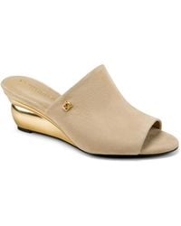 Donna Karan - Wedge Mules - Lyst