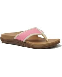 Lands' End - All Day Comfort Canvas Flip Flops - Lyst