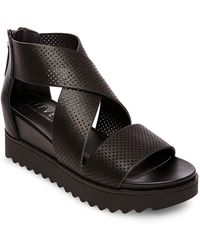 steven by steve madden presto leather wedge sandals