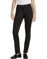 Silver Jeans Co. - Most Wanted Mid Rise Straight Leg Jeans - Lyst
