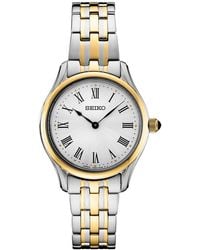 Seiko - Essentials Two-tone Stainless Steel Bracelet Watch 29mm - Lyst
