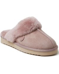 Dearfoams - Fireside By Sydney Genuine Shearling Scuff Slipper - Lyst