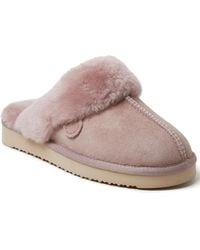 Dearfoams - Fireside By Sydney Genuine Shearling Scuff Slipper - Lyst