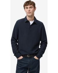 Mango - Knitted Structured Polo Sweater - Lyst