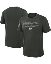 Nike - Washington Commanders 2025 Salute To Service Sideline Slub Dri-fit T-shirt - Lyst