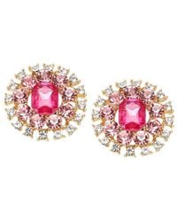 SOH - Embellished Circular Stud Earrings - Lyst