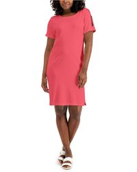 coral dress macys