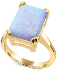 Macy's - Lab-grown Emerald-cut Statement Ring - Lyst