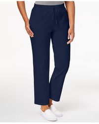 Karen Scott Denim Petite Pull-on 