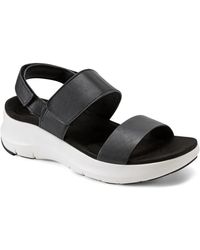 Rockport - Qwera Open Toe Strappy Casual Wedge Sandals - Lyst