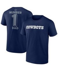 Fanatics - Dallas Cowboys Big Tall Number One Dad T-shirt - Lyst