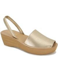 Kenneth Cole - Fine Glass Wedge Sandals - Lyst