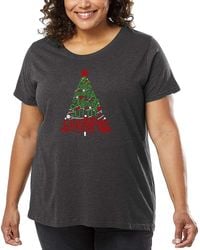 LA Pop Art - Plus Size Have Yourself A Merry Little Christmas Word Art T-shirt - Lyst