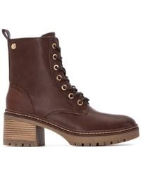 Xti - Combat Booties - Lyst