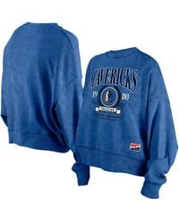 KTZ - Dallas Mavericks Hardwood Classics Enzyme Wash Oversized Boxy Pullover Sweatshirt - Lyst