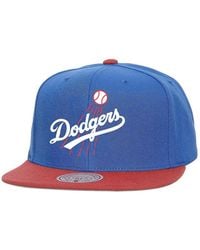Mitchell & Ness - Los Angeles Dodgers Cooperstown Collection Basic Flip Snapback Hat - Lyst