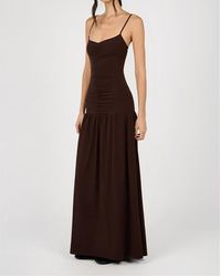 WeWoreWhat - Ruched Front Scoop Maxi Dress - Lyst